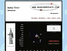 Tablet Screenshot of moonandstars.com